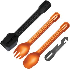 G1068123.jpg Gerber ComplEAT Utensil Set Orange - Camp Cooking