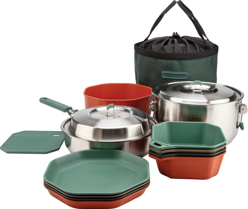 Gerber CompIEAT Cook Set with Cookware and Storage Bag