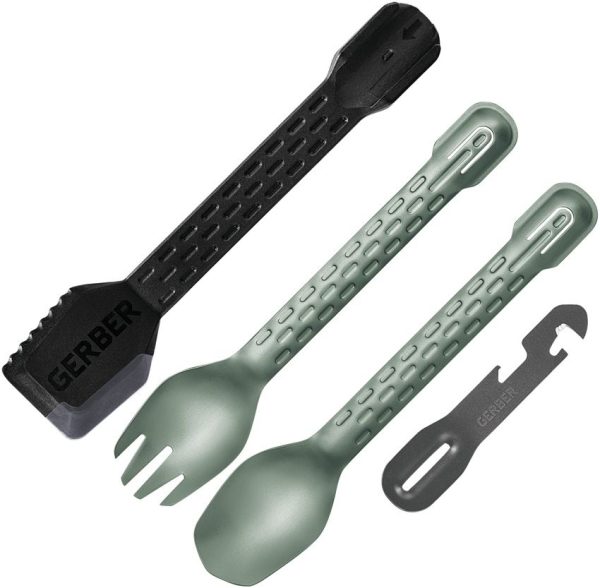 Gerber CompIEAT Utensil Set - Gray Aluminum