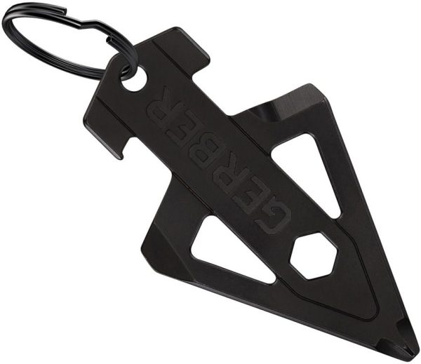 Gerber Broadhead Keychain Tool Black Stainless