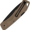 Gerber LST Ultra Lockback - Black 420HC Coyote Brown
