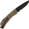Gerber LST Ultra Lockback - Black 420HC Coyote Brown