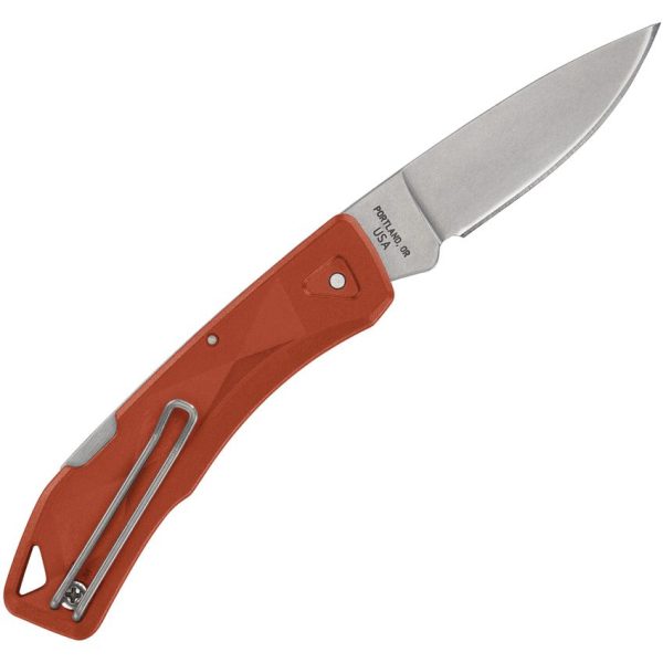 Gerber LST Ultra Lockback - Stonewash 420HC Orange