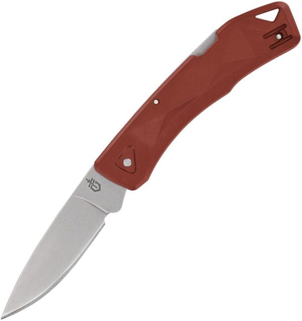 Gerber LST Ultra Lockback Red - Stonewash 420HC