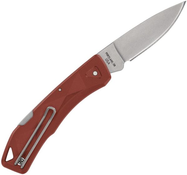 Gerber LST Ultra Lockback Red - Stonewash 420HC