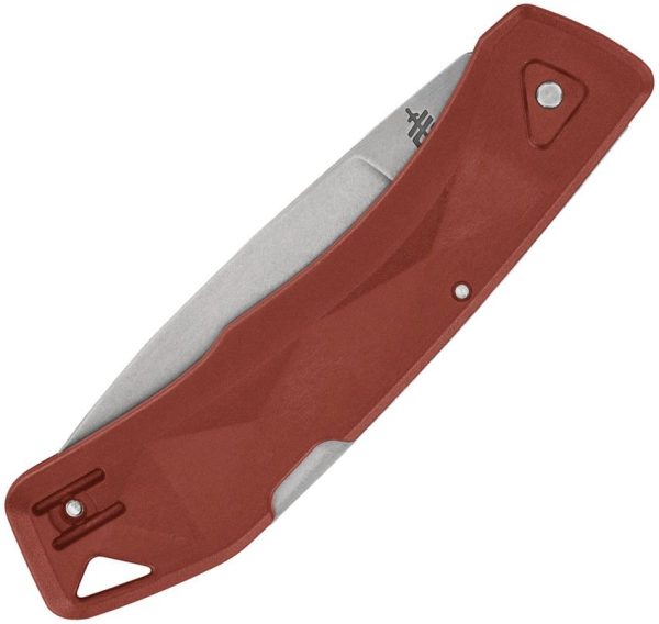 Gerber LST Ultra Lockback Red - Stonewash 420HC
