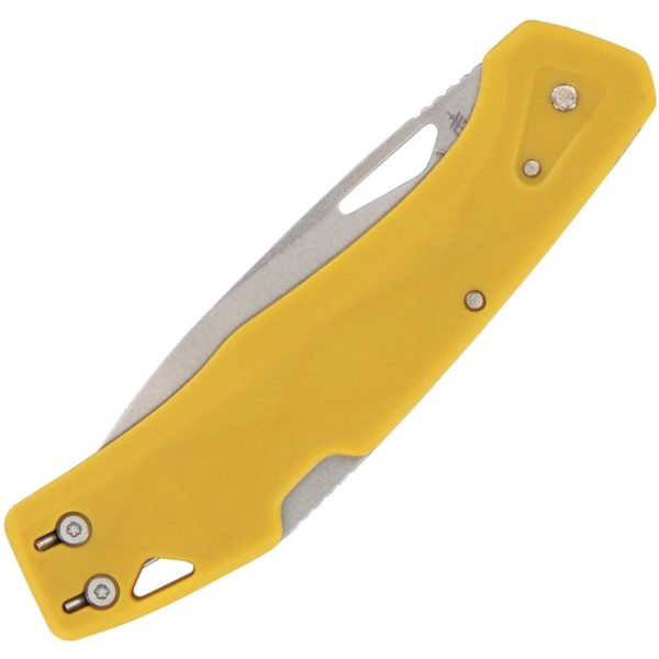 Gerber LST Lockback Yellow - 440A Stonewash