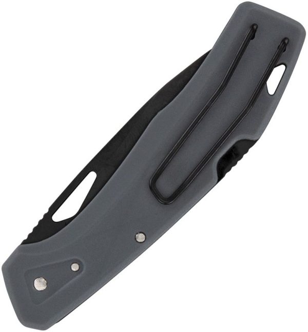 Gerber LST Lockback Gray - Black Oxide 440A