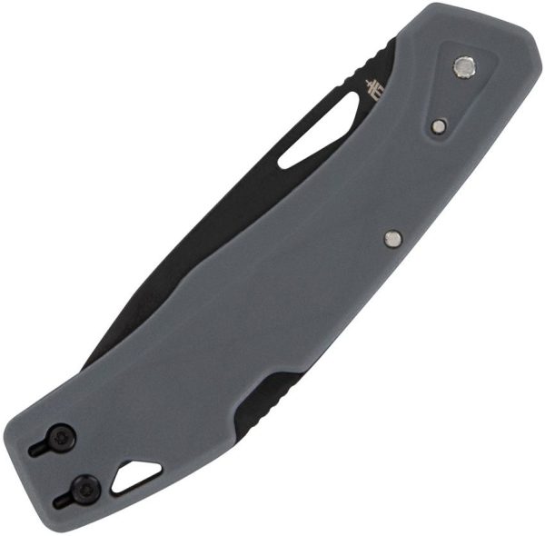 Gerber LST Lockback Gray - Black Oxide 440A