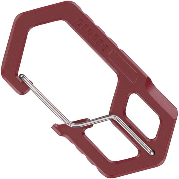 Gerber Carabiner Keychain Tool - Drab Red