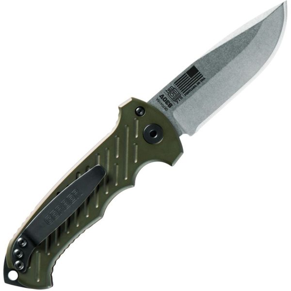Gerber Auto 06 10th Anniv CPM S30V Green
