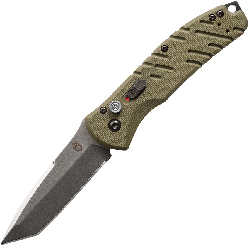 Gerber Auto Propel Plunge Lock 3.5" CPM S30V OD Green Folding Knife
