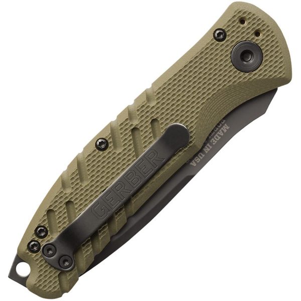 G1317_add_01.jpg Gerber Auto Propel Plunge Lock OD Green G10