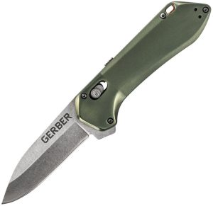 Gerber Highbrow Compact A/O Green Assisted Folding Knife