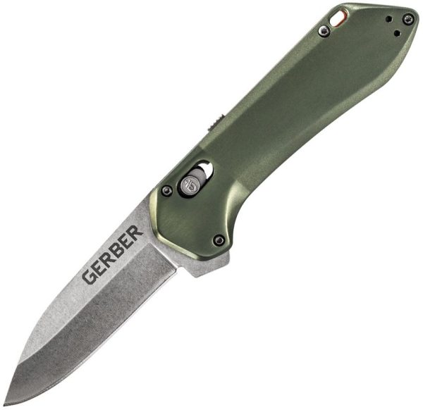 Gerber Highbrow Compact A/O Green Assisted Folding Knife