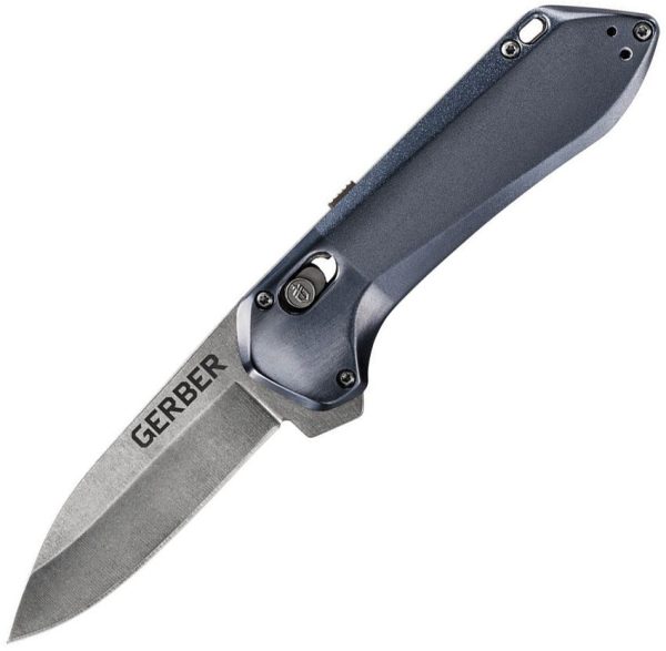 Gerber Highbrow Pivot Lock A/O - Blue Aluminum