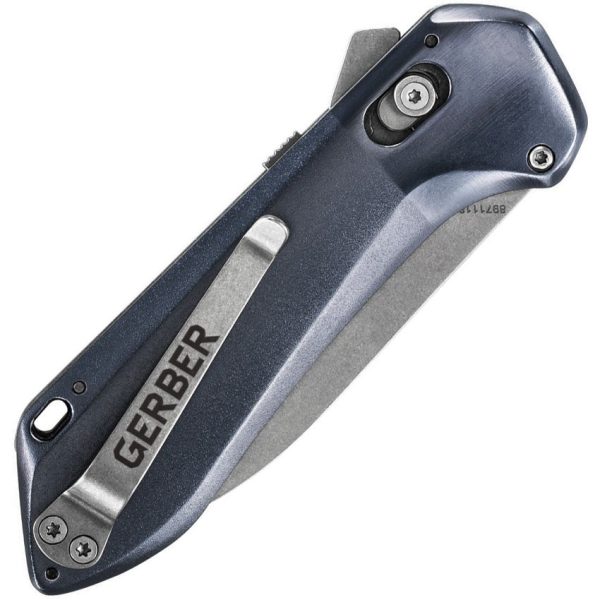 Gerber Highbrow Pivot Lock A/O - Blue Aluminum