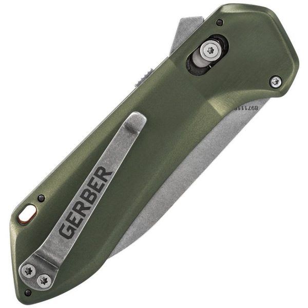 Gerber Highbrow Pivot Lock A/O - Green Aluminum
