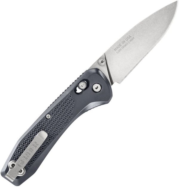 Gerber Sedulo Pivot Lock Knife - Gray Stonewash S30V