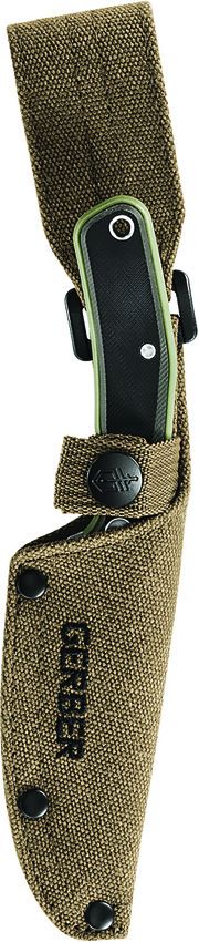 Gerber Downwind Fixed Blade Green - Drop Point