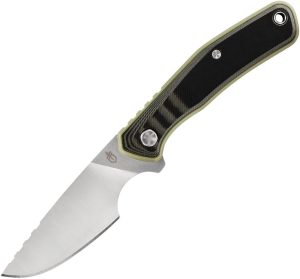 Gerber Downwind Caper Full Tang Fixed Blade - Green G10