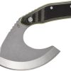 Gerber Downwind Ulu Stonewash Fixed Blade - Green G10