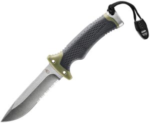 Gerber Ultimate Survival Fixed Blade - Drop Point Serrated