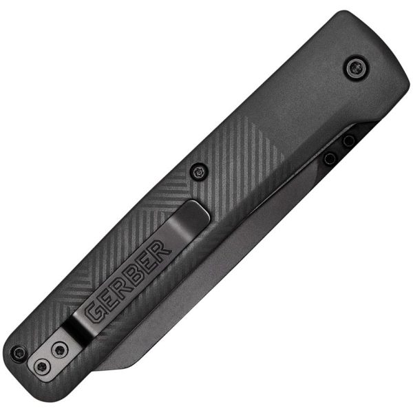 Gerber Pledge Clip Linerlock Gray Nylon Folding Knife