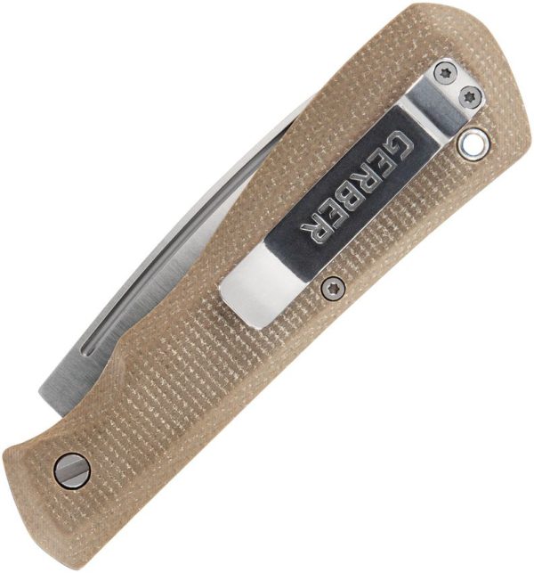 Gerber Mansfield Slip Joint Natural Micarta