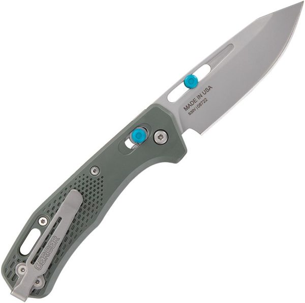 Gerber Assert Pivot Lock Folding Knife 3" S30V Green