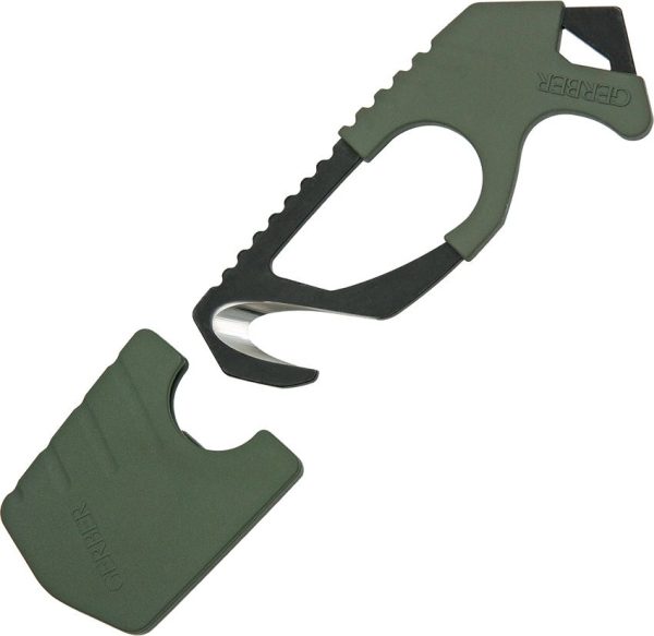 Gerber Strap Cutter Green - Emergency Blade Tool