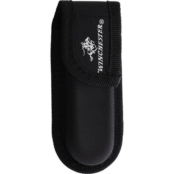 Winchester Burl Wood Lockback Folding Knife