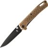 Gerber Zilch Linerlock Folding Knife 3" Black Blade Coyote Brown