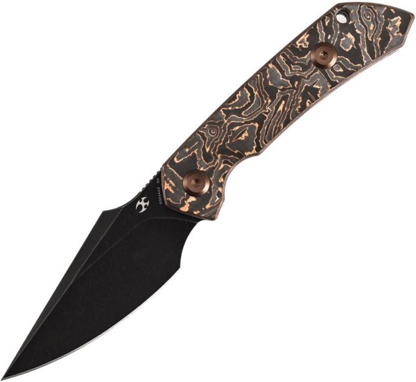 Kansept Fenrir Fixed Blade - Copper Foil Carbon Fiber