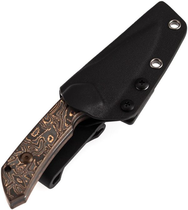 Kansept Fenrir Fixed Blade - Copper Foil Carbon Fiber