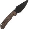 Kansept Fenrir Fixed Blade - Copper Foil Carbon Fiber