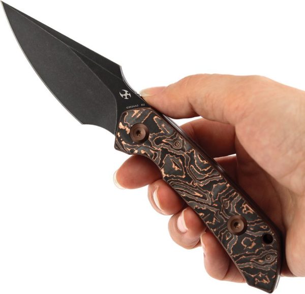 Kansept Fenrir Fixed Blade - Copper Foil Carbon Fiber