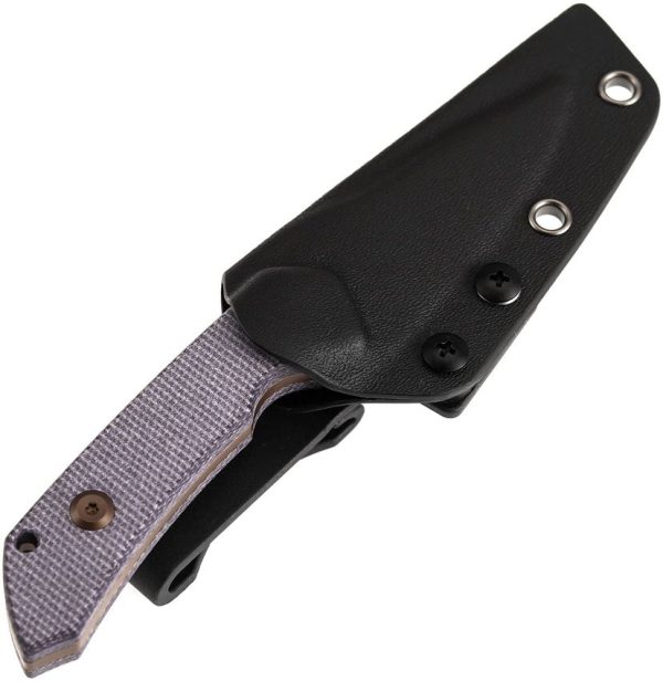 Kansept Fenrir Fixed Blade - Purple Micarta Rose Gold
