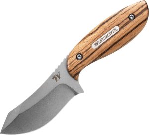 G3436.jpg Winchester Barrens Fixed Blade Zebra Wood - 3.25in
