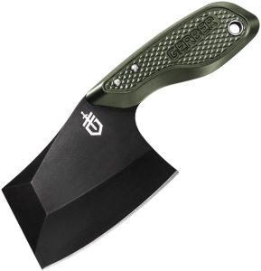 Gerber Tri-Tip Mini Cleaver Green - 3 inch Blade