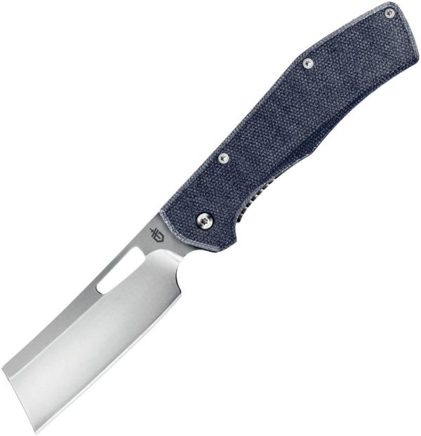Gerber Flatiron Framelock Blue Micarta 3.5in Blade