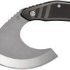 Gerber Downwind Ulu Fixed Knife Black Gray G10