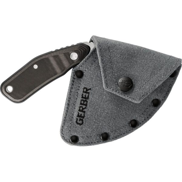 Gerber Downwind Ulu Fixed Knife Black Gray G10