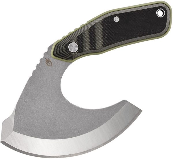 Gerber Downwind Ulu Fixed Knife Black Green