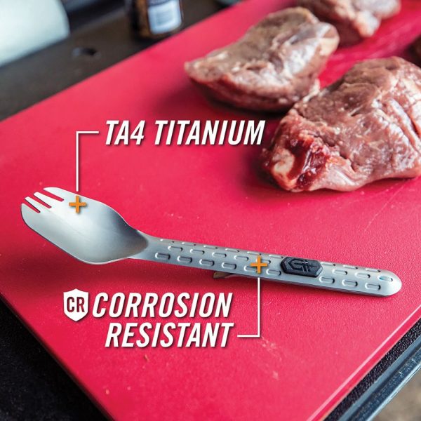 Gerber Devour Titanium MultiFork Tool Natural
