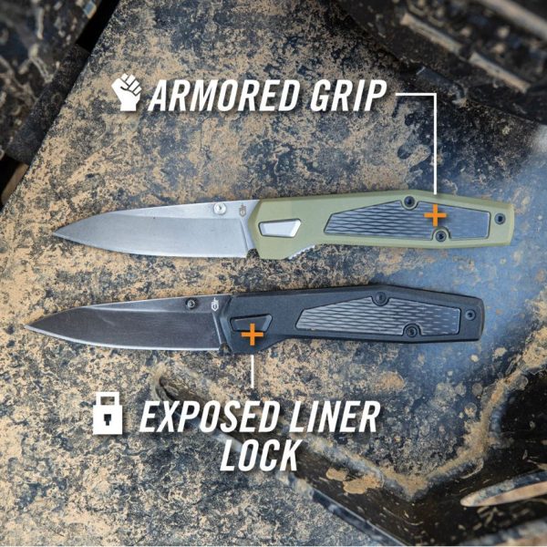 Gerber Fuse Linerlock 3.25" Black Folding Knife