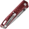 Gerber Zilch Linerlock Red Drop Point Knife