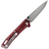 Gerber Zilch Linerlock Red Drop Point Knife
