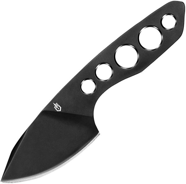 Gerber Dibs Mini Fixed Blade Knife 2.5" Black w/ Sheath