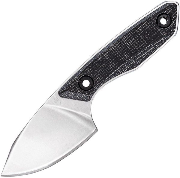 Gerber Stowe Fixed Blade Knife 2.5" 440A Stonewash Black Micarta